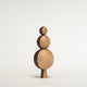 Two Tone Maple Walnut Three Ball