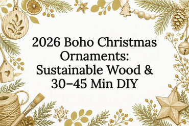 2026 Boho Christmas Ornaments: Sustainable Wood & 30–45 Min DIY