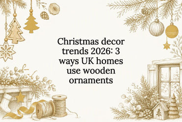 Christmas decor trends 2026: 3 ways UK homes use wooden ornaments