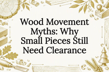 Wood Movement Myths: Why Small Pieces Still Need Clearance