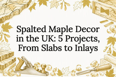 Spalted Maple Decor in the UK: 5 Projects, From Slabs to Inlays