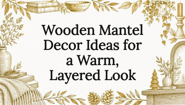 Wooden Mantel Decor Ideas for a Warm, Layered Look